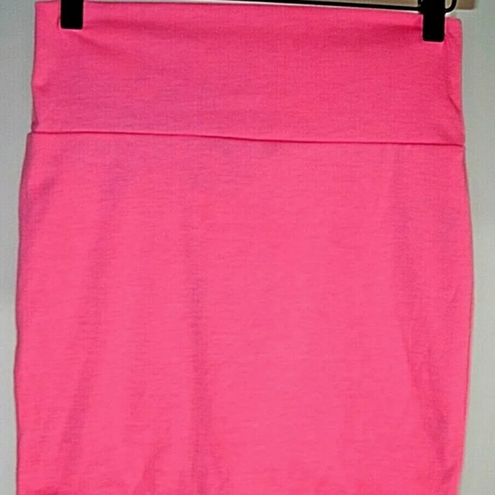 Ambiance Mini Pink Skirt Stretch Foldover waist
